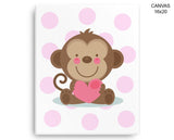 Monkey Print, Beautiful Wall Art with Frame and Canvas options available Nursery Decor