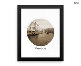 Venice Italy Print, Beautiful Wall Art with Frame and Canvas options available City Decor
