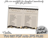 Find The Guest Game in Seashells And Pearls Bridal Shower Brown And Beige Theme, search guest, lace shower, party theme, party decor - 65924 - Digital Product