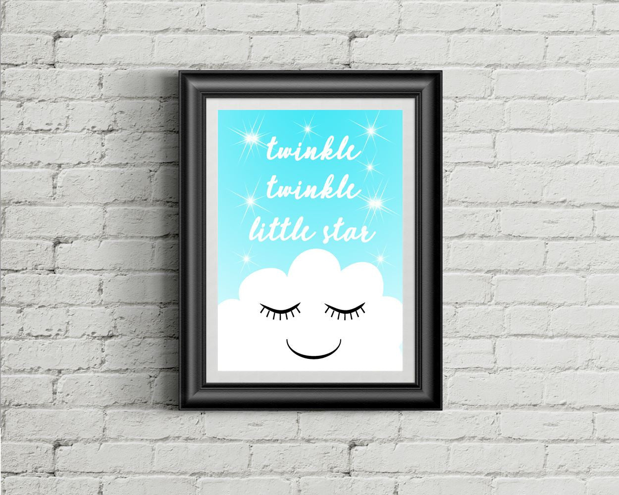 Wall Art Twinkle Twinkle Little Star Digital Print Twinkle Twinkle Little Star Poster Art Twinkle Twinkle Little Star Wall Art Print Twinkle - Digital Download