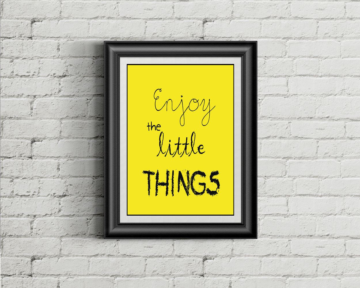 Wall Art Enjoy The Little Things Digital Print Enjoy The Little Things Poster Art Enjoy The Little Things Wall Art Print Enjoy The Little - Digital Download