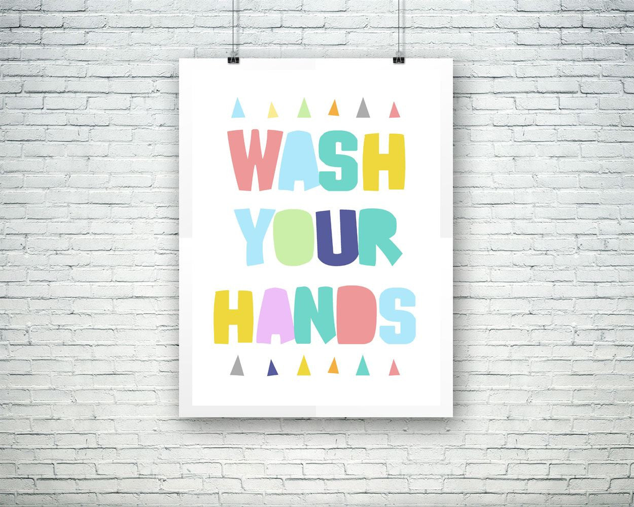 Wall Decor Wash Your Hands Printable Wash Your Hands Prints Wash Your Hands Sign Wash Your Hands Bathroom Art Wash Your Hands Bathroom Print - Digital Download