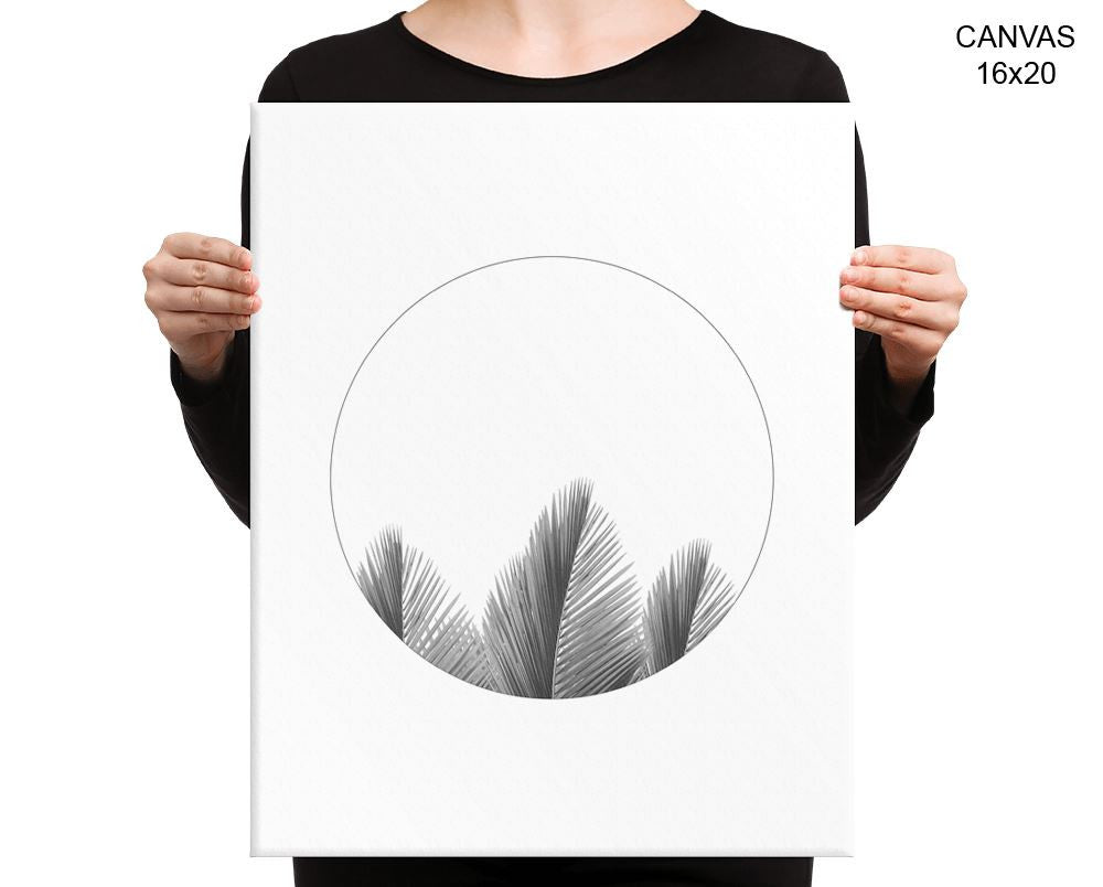 Palm Leaves Print, Beautiful Wall Art with Frame and Canvas options available Minimalist Decor