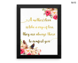 Mothers Day Print, Beautiful Wall Art with Frame and Canvas options available Gift Decor