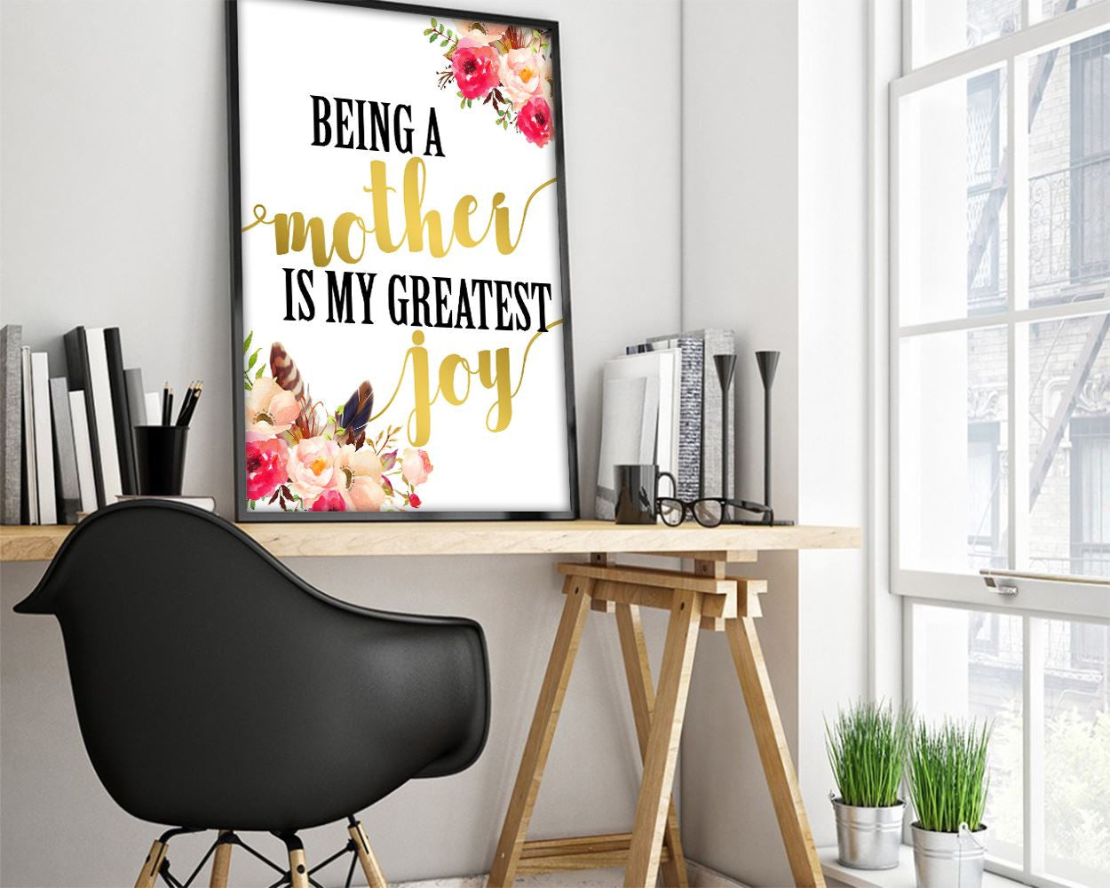 Wall Decor Mom Printable Mom Prints Mom Sign Mom Mother Art Mom Mother Print Mom Printable Art Mom mother day joy quote mother quote - Digital Download