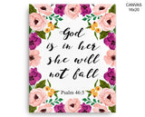 Psalm Quote Print, Beautiful Wall Art with Frame and Canvas options available Holy Book Decor