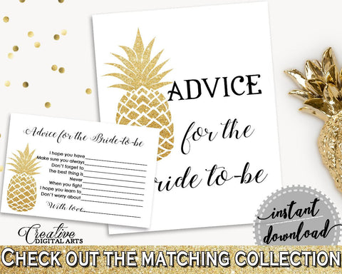 Advice For The Bride To Be Bridal Shower Advice For The Bride To Be Pineapple Bridal Shower Advice For The Bride To Be Bridal Shower 86GZU - Digital Product