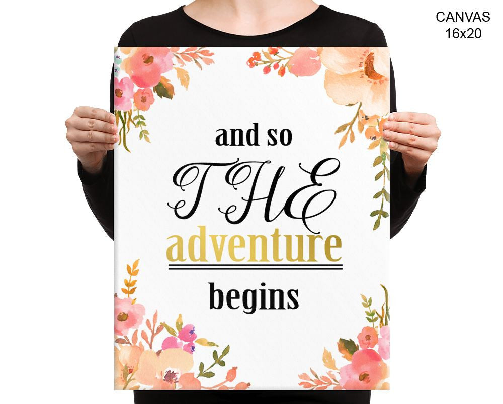 Adventure Print, Beautiful Wall Art with Frame and Canvas options available Kids Decor