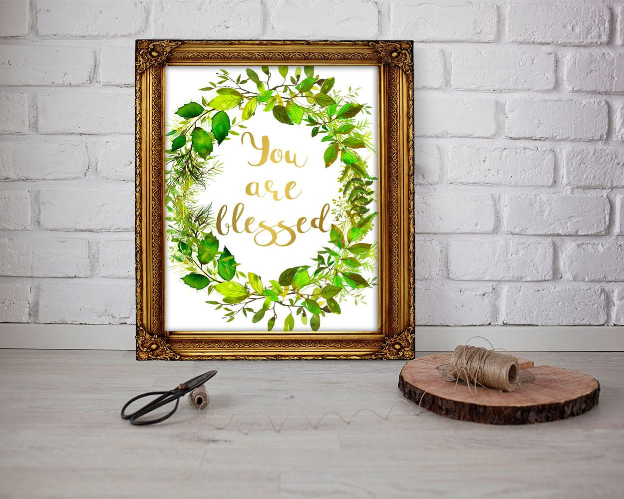 Wall Art You Are Blessed Digital Print You Are Blessed Poster Art You Are Blessed Wall Art Print You Are Blessed Nursery Art You Are Blessed - Digital Download