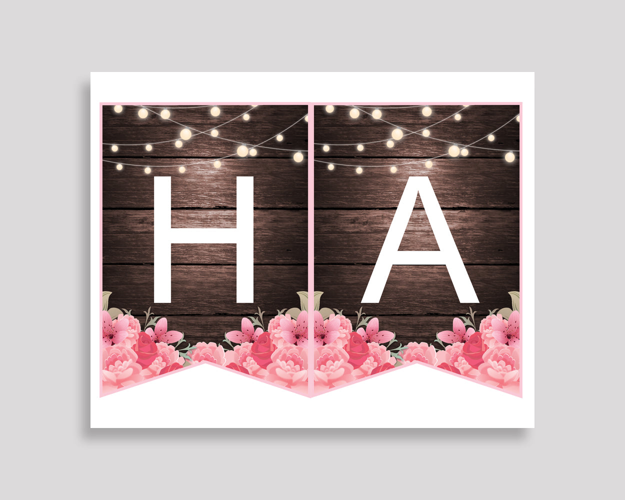 Happy Birthday Girl Banner Rustic Happy Birthday Rustic Banner Wall Decor Pink Brown OE0W8