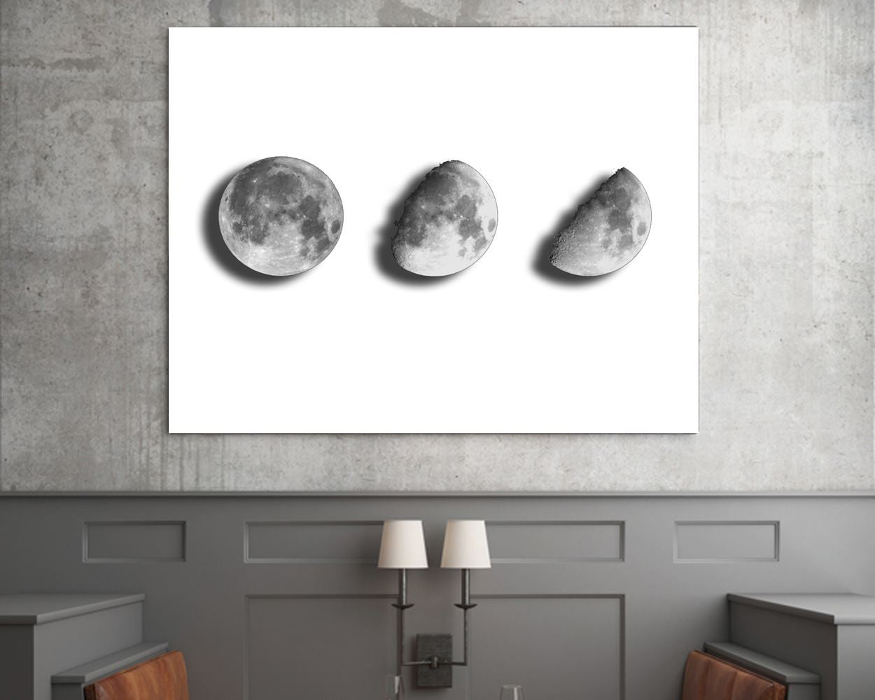 Wall Art Moon Digital Print Moon Poster Art Moon Wall Art Print Moon Bedroom Art Moon Bedroom Print Moon Wall Decor Moon universe decor - Digital Download