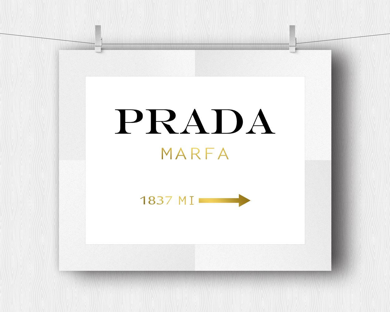 Wall Art Prada Marfa Digital Print Prada Marfa Poster Art Prada Marfa Wall Art Print Prada Marfa  Wall Decor Prada Marfa Prada Poster - Digital Download