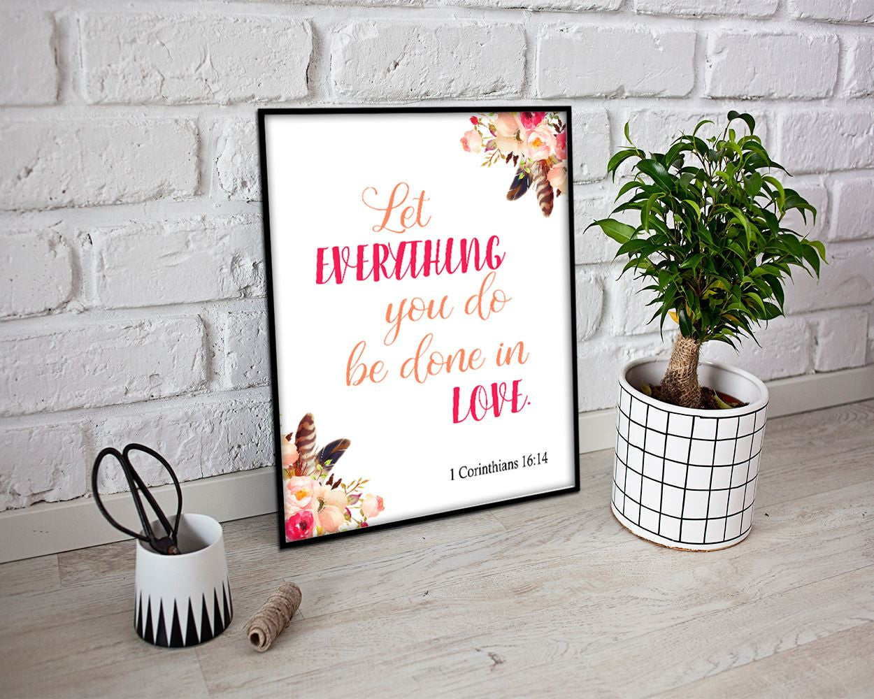 Wall Art Corinthians Digital Print Corinthians Poster Art Corinthians Wall Art Print Corinthians Christian Art Corinthians Christian Print - Digital Download