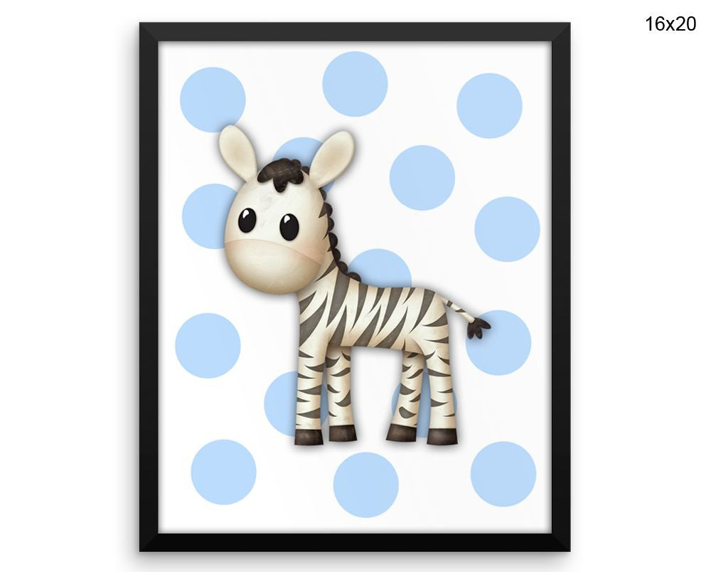 Zebra Print, Beautiful Wall Art with Frame and Canvas options available Nursery Decor