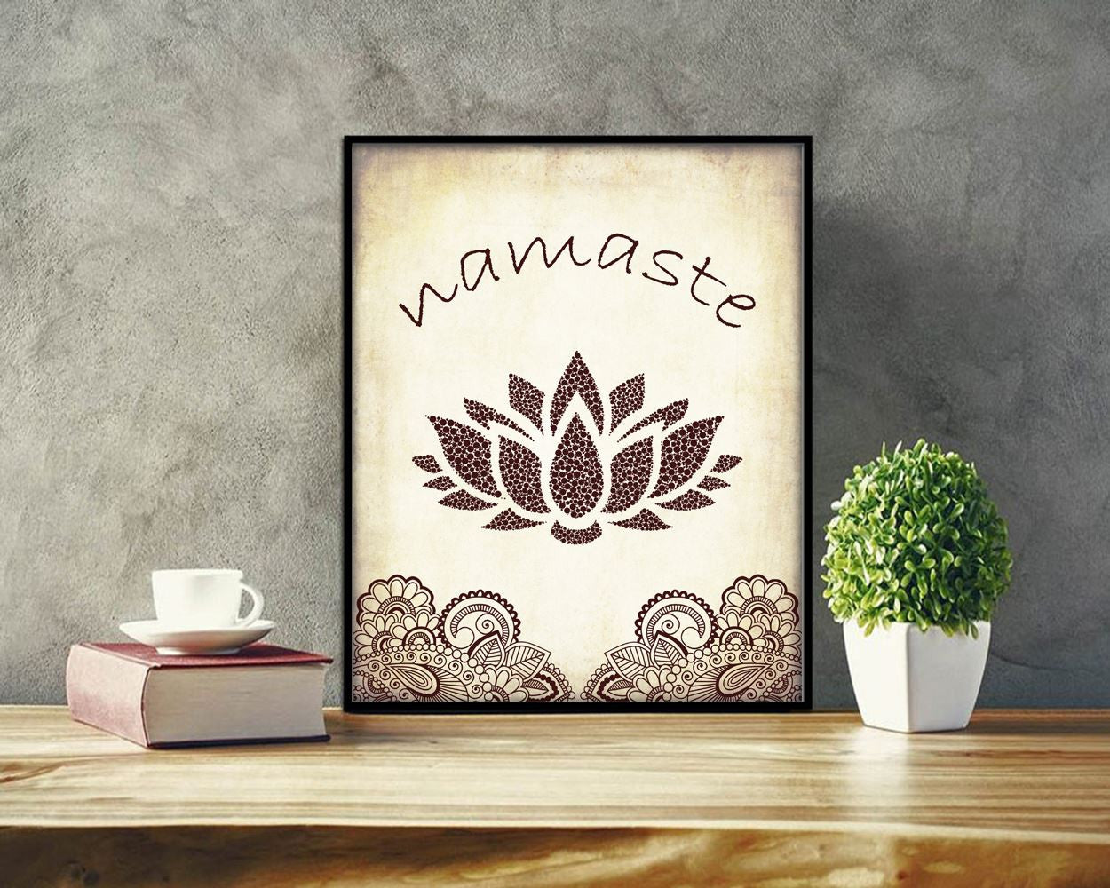 Wall Art Namaste Digital Print Namaste Poster Art Namaste Wall Art Print Namaste Spiritual Art Namaste Spiritual Print Namaste Wall Decor - Digital Download