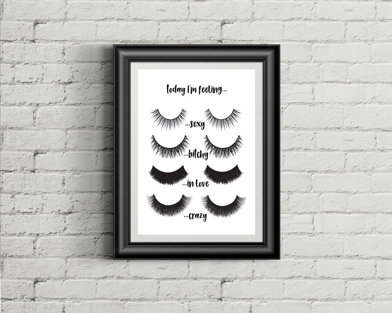 Wall Art Eye Lashes Digital Print Eye Lashes Poster Art Eye Lashes Wall Art Print Eye Lashes Beauty Art Eye Lashes Beauty Print Eye Lashes - Digital Download