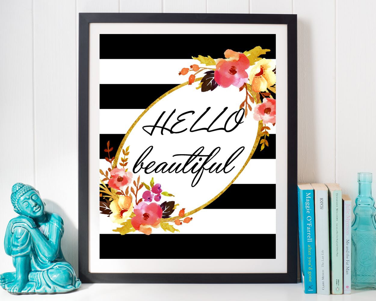 Wall Art Hello Digital Print Hello Poster Art Hello Wall Art Print Hello Fashion Art Hello Fashion Print Hello Wall Decor Hello - Digital Download