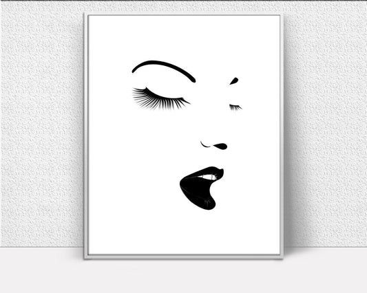 Wall Decor Makeup Printable Makeup Prints Makeup Sign Makeup Beauty Art Makeup Beauty Print Makeup Printable Art Makeup Makeup Art - Digital Download