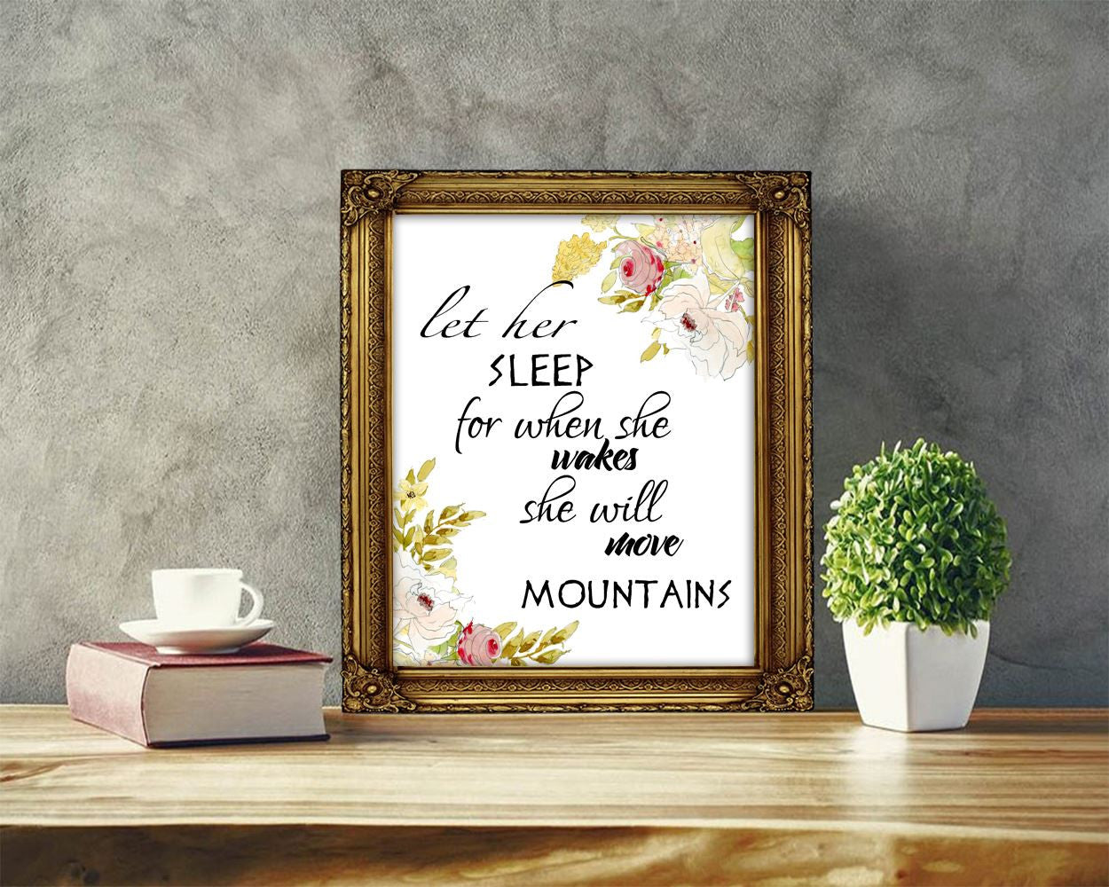 Wall Art Napoleon Digital Print Sleep Poster Art Napoleon Wall Art Print Sleep Quote Art Sleep Quote Print Napoleon Wall Decor Napoleon - Digital Download