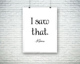 Wall Decor Karma Printable Karma Prints Karma Sign Karma karma_quote Art Karma karma_quote Print Karma Printable Art Karma spiritual gift - Digital Download