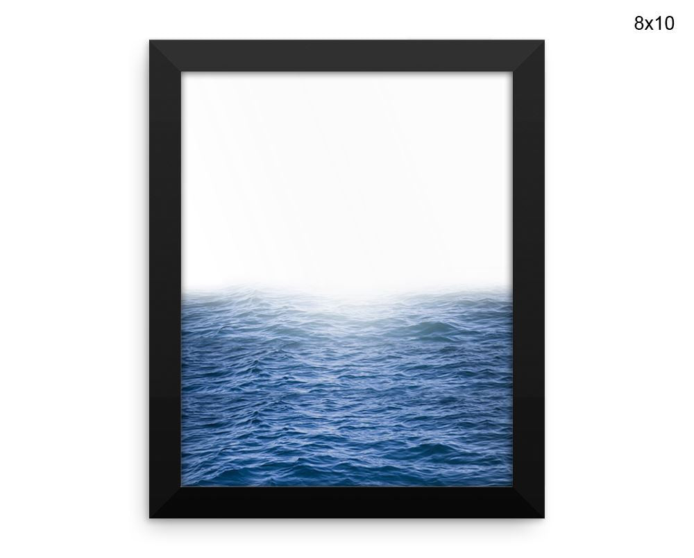 Ocean Waves Print, Beautiful Wall Art with Frame and Canvas options available Photography Decor