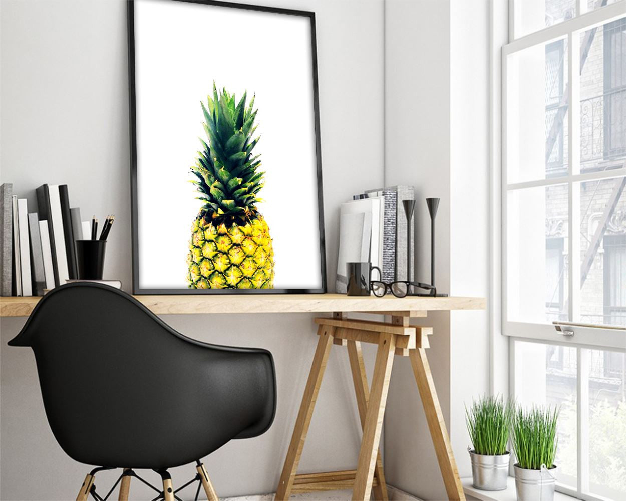 Wall Art Pineapple Digital Print Pineapple Poster Art Pineapple Wall Art Print Pineapple Nature Art Pineapple Nature Print Pineapple Wall - Digital Download