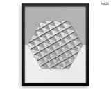 Shades Gray Print, Beautiful Wall Art with Frame and Canvas options available Minimalist Decor