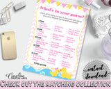 Whats In Your Purse Baby Shower Whats In Your Purse Rubber Duck Baby Shower Whats In Your Purse Baby Shower Rubber Duck Whats In Your rd001