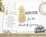 Advice For The Bride And Groom Bridal Shower Advice For The Bride And Groom Pineapple Bridal Shower Advice For The Bride And Groom 86GZU - Digital Product