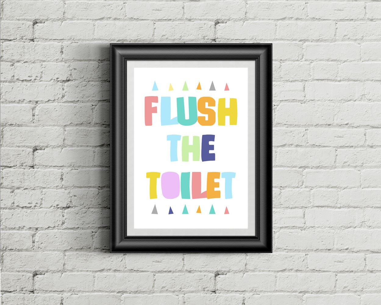 Wall Art Flush The Toilet Digital Print Flush The Toilet Poster Art Flush The Toilet Wall Art Print Flush The Toilet Toilet Art Flush The - Digital Download