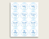 Whale Cupcake Toppers, Blue White Cupcake Wrappers, Toppers Wrappers Baby Shower Boy, Instant Download, Summer Popular Theme wbl01