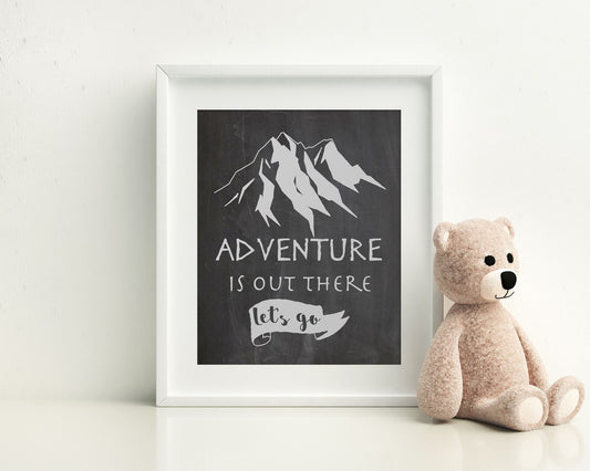 Wall Decor Adventure Is Out There Printable Adventure Is Out There Prints Adventure Is Out There Sign Adventure Is Out There Home Art - Digital Download