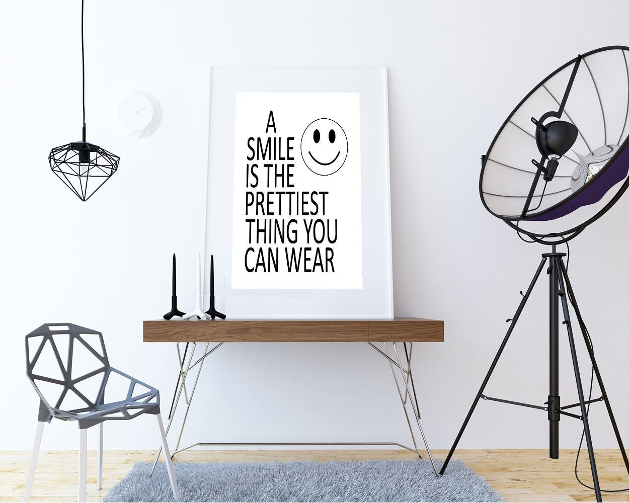 Wall Decor Smiley Printable Smile Prints Smiley Sign Smile Dentist Art Smile Dentist Print Smiley Printable Art Smiley Black And White Smile - Digital Download