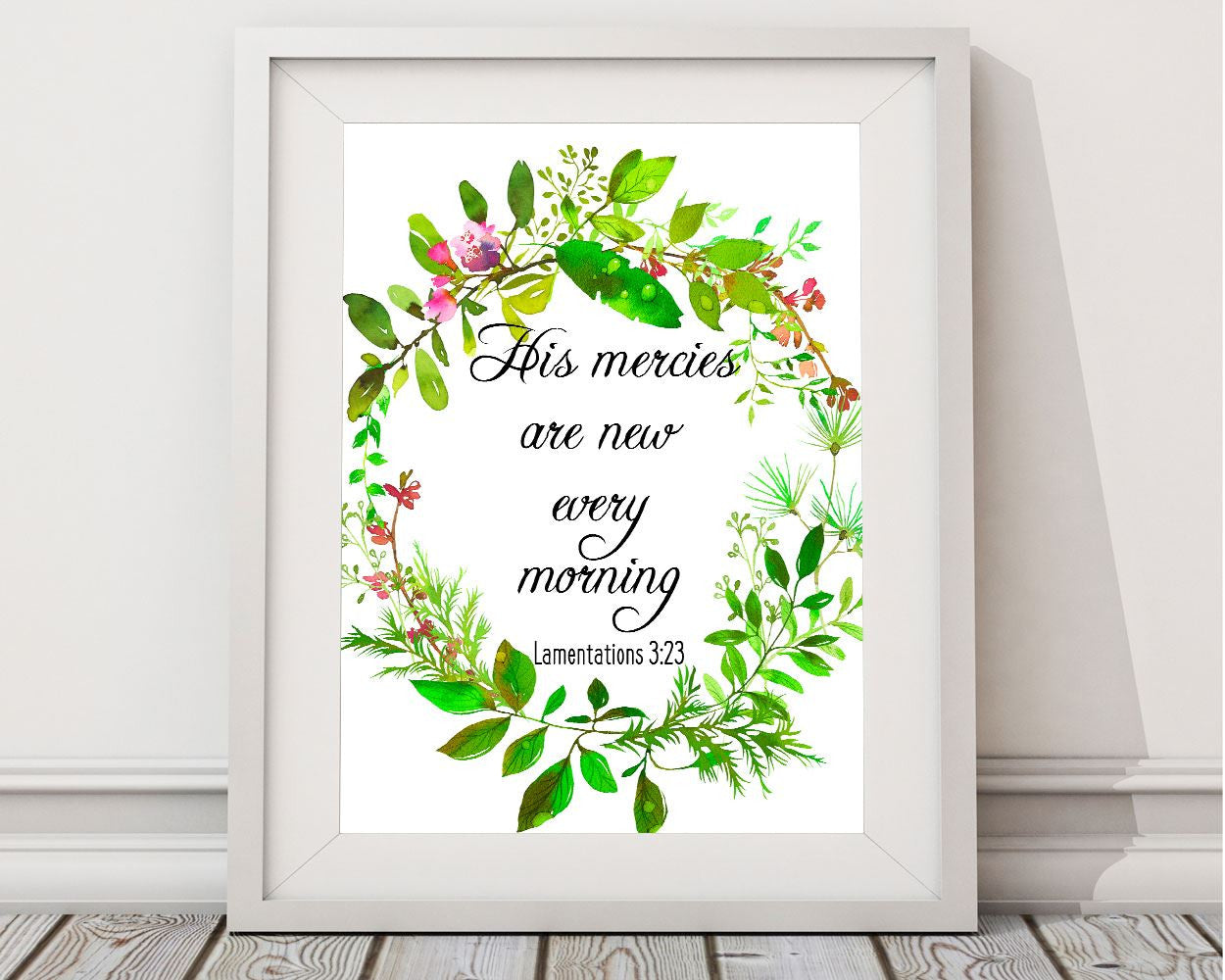 Wall Art His Mercies Are New Every Morning Digital Print His Mercies Are New Every Morning Poster Art His Mercies Are New Every Morning Wall - Digital Download