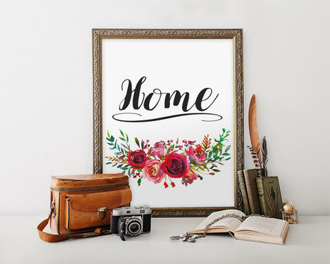 Wall Art Home Sign Digital Print Home Sign Poster Art Home Sign Wall Art Print Home Sign Home Art Home Sign Home Print Home Sign Wall Decor - Digital Download