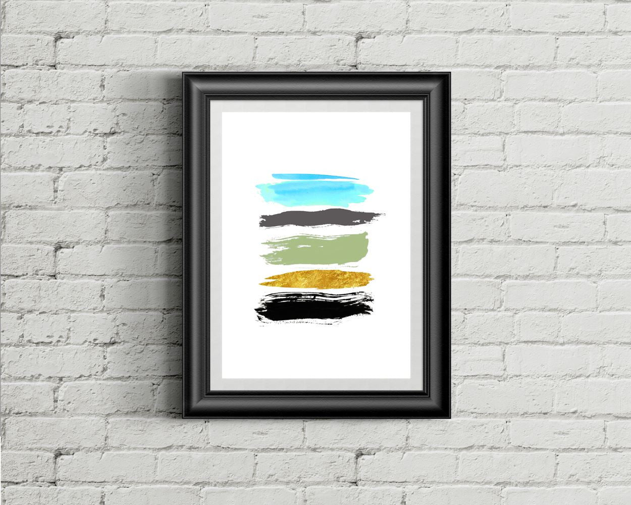 Wall Art Brush Digital Print Abstract Poster Art Brush Wall Art Print Abstract Living Room Art Abstract Living Room Print Brush Wall Decor - Digital Download