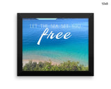 Sea Free Print, Beautiful Wall Art with Frame and Canvas options available Photography Decor