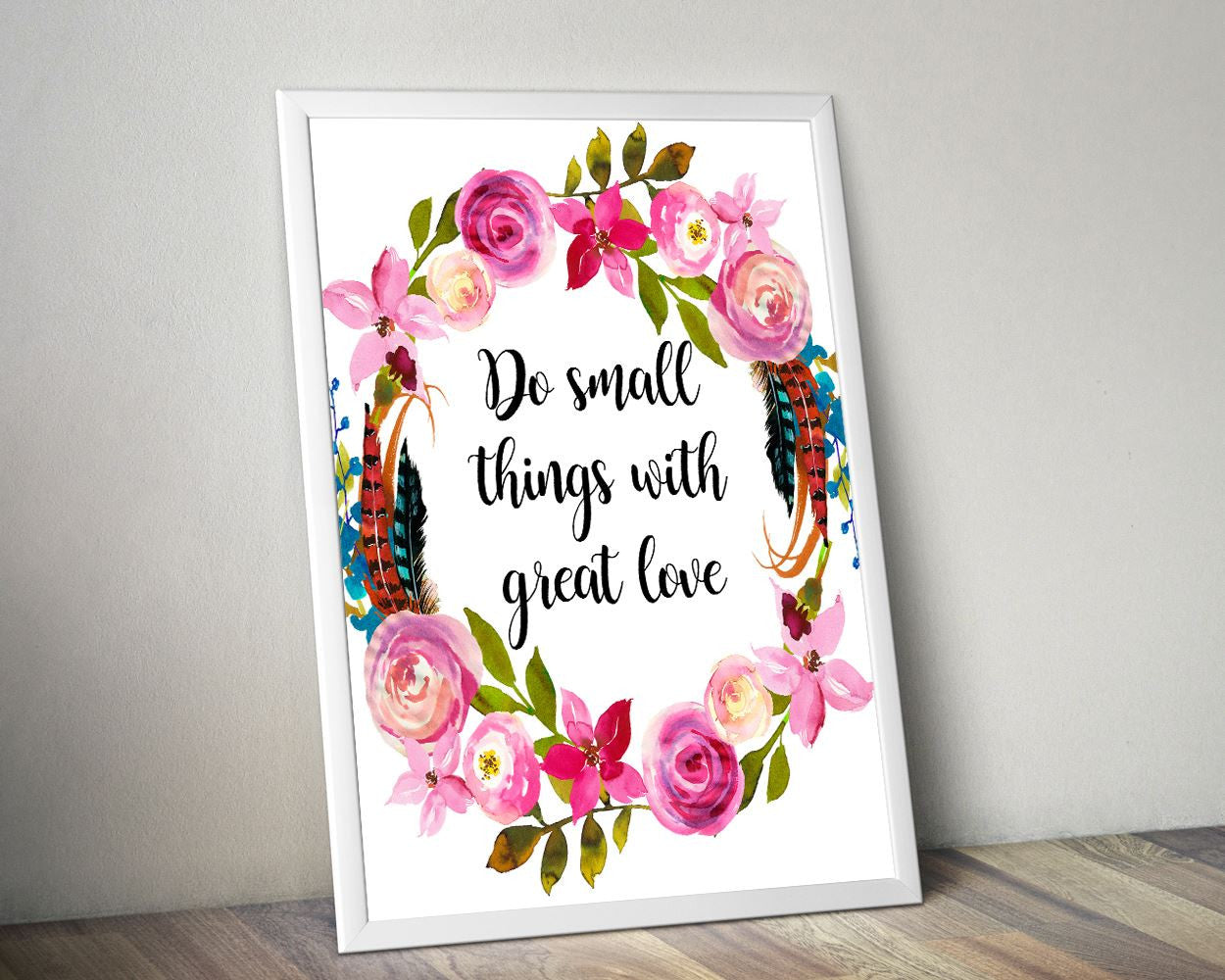 Wall Art Do Small Things With Great Love Digital Print Do Small Things With Great Love Poster Art Do Small Things With Great Love Wall Art - Digital Download