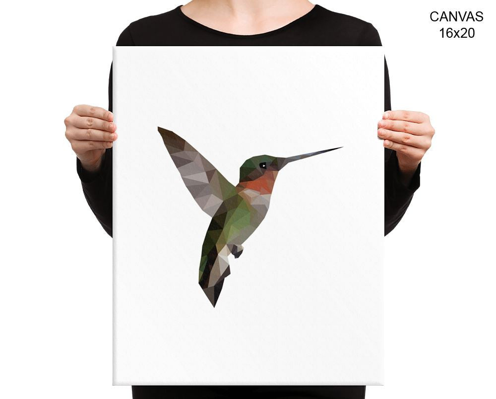 Low Poly Print, Beautiful Wall Art with Frame and Canvas options available Bird Decor