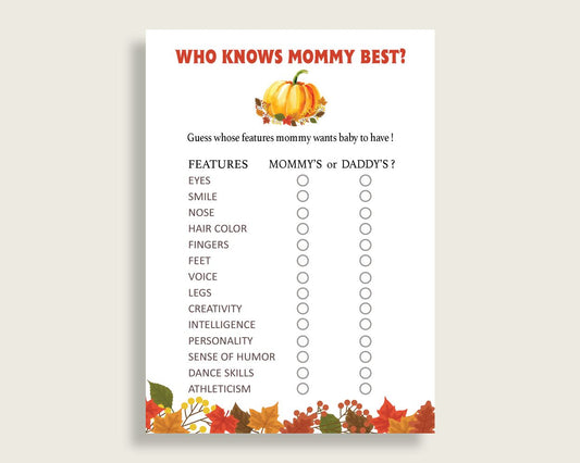 Who Knows Mommy Best Baby Shower Who Knows Mommy Best Fall Baby Shower Who Knows Mommy Best Baby Shower Pumpkin Who Knows Mommy Best BPK3D - Digital Product