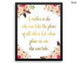 Mother Print, Beautiful Wall Art with Frame and Canvas options available Mom Decor