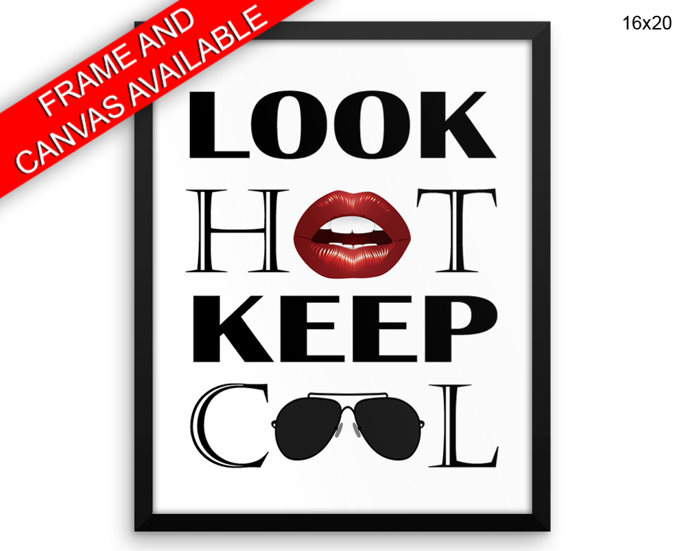 Cool Hot Print, Beautiful Wall Art with Frame and Canvas options available Beauty Decor