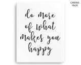Happy Print, Beautiful Wall Art with Frame and Canvas options available Inspiring Decor