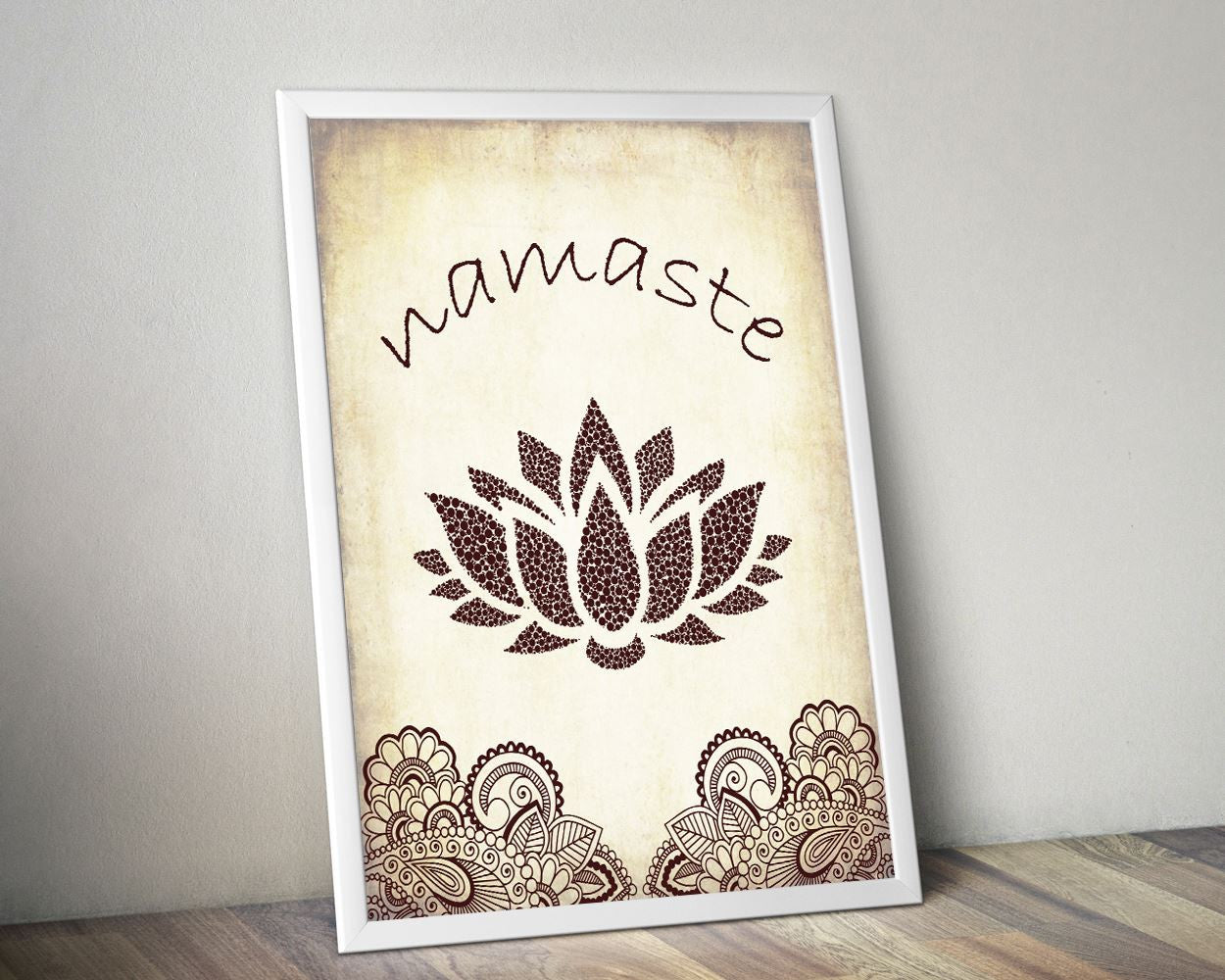 Wall Art Namaste Digital Print Namaste Poster Art Namaste Wall Art Print Namaste Spiritual Art Namaste Spiritual Print Namaste Wall Decor - Digital Download