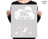 Dreaming Print, Beautiful Wall Art with Frame and Canvas options available Nursery Decor