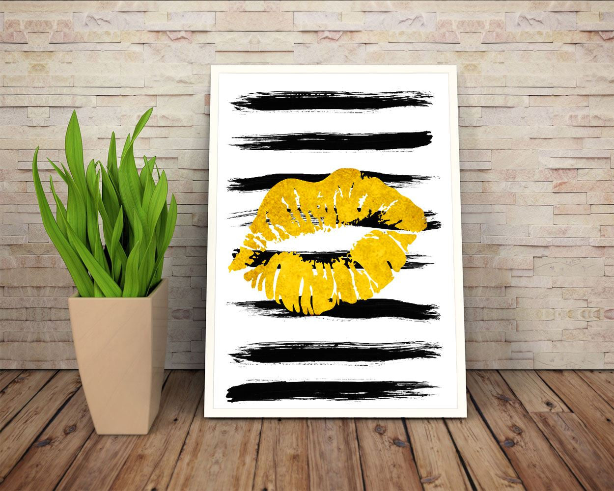 Wall Decor Lips Printable Lips Prints Lips Sign Lips Beauty Art Lips Beauty Print Lips Printable Art Lips lipstic decor fashion makeup - Digital Download