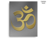 Meditation Om Print, Beautiful Wall Art with Frame and Canvas options available Spiritual Decor