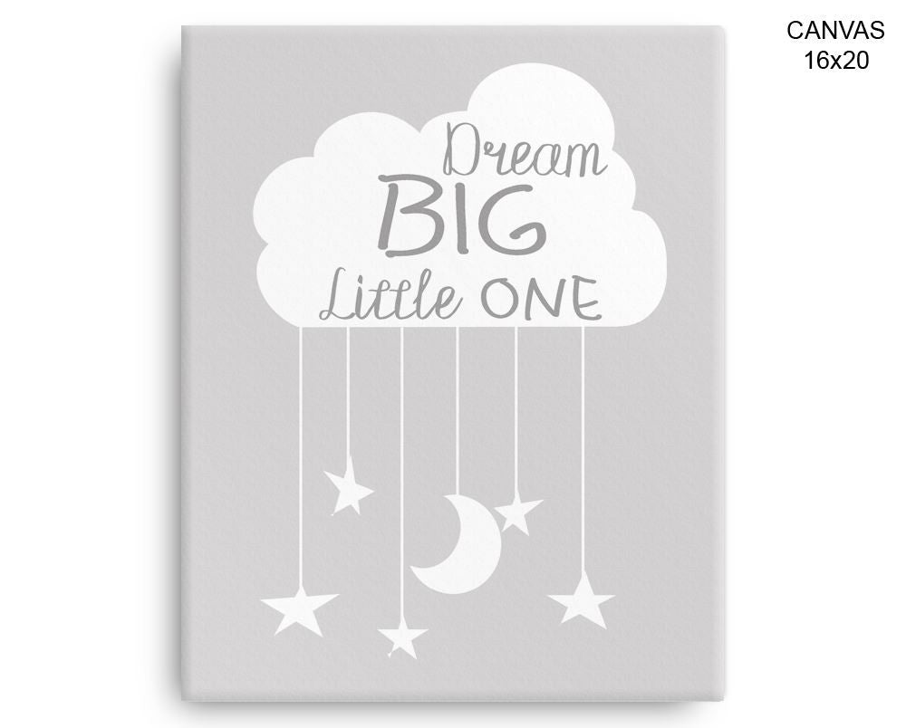 Dreaming Print, Beautiful Wall Art with Frame and Canvas options available Nursery Decor