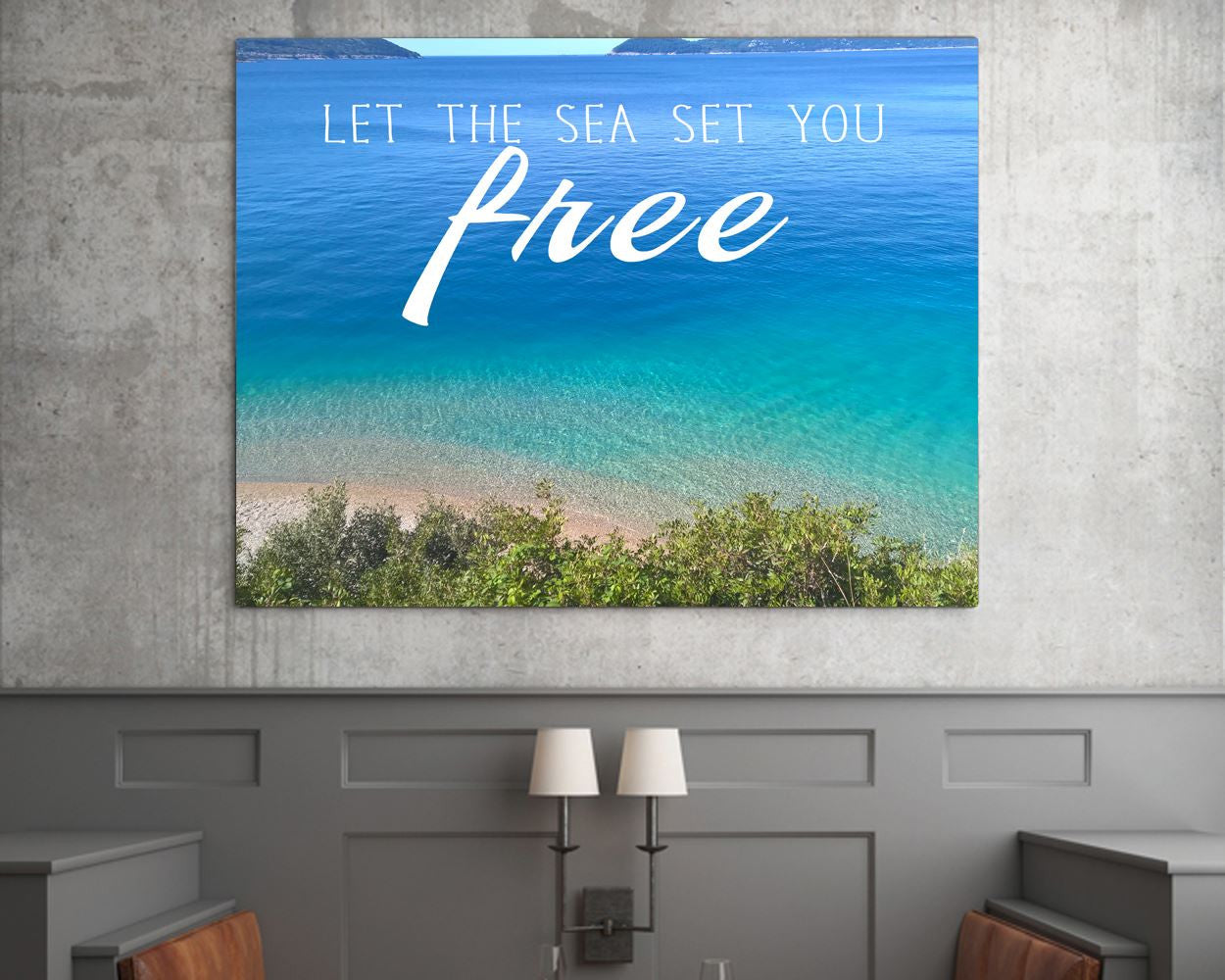 Wall Decor Free Printable Sea Prints Free Sign Sea Photography Art Sea Photography Print Free Printable Art Free Freedom Quote - Digital Download