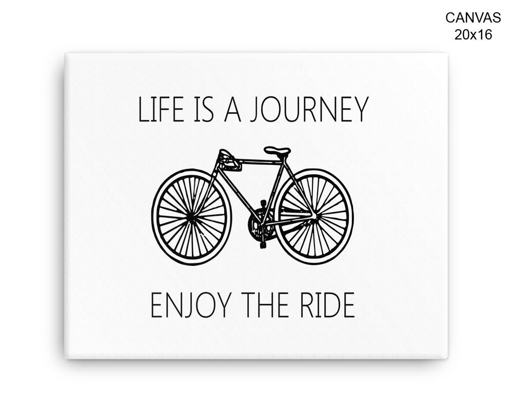 Life Is A Journey Print, Beautiful Wall Art with Frame and Canvas options available Inspirational